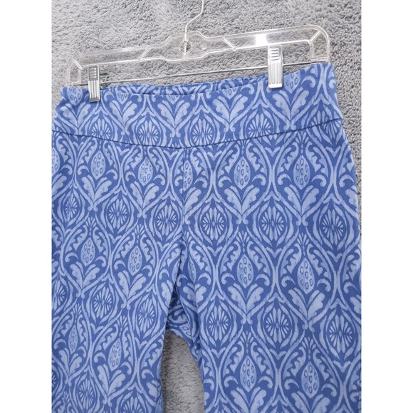 Soft Surroundings Blue Print Pull On Pants Size S - Picture 2 of 7